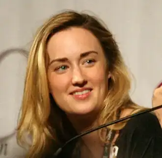 Ashley Johnson tijdens WonderCon 2014.