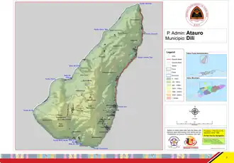 Kaart van Atauro