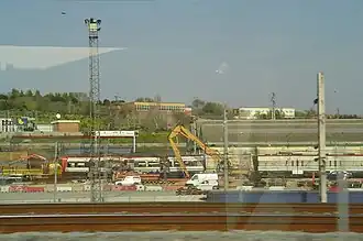 De plaats van de aanslag.