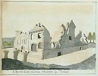 De ruïne van Schengen, Atlas Schoemaker (1710-1735)