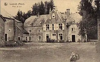 Zicht op een boerderij (voor 1925)