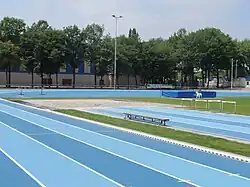 Attila's verspring- en hink-stap-sprongbaan