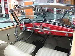 Audi 920 cabriolet, interieur