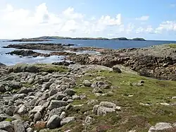 Aughrus Point bij Clifden, de op één na westelijkste punt van Ierland (2009)