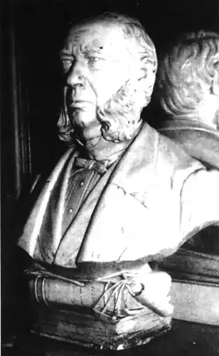 Buste door Octave Maes in het vredegerecht van Geraardsbergen, thans in het stadhuis.