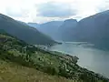 Uitzicht richting Flåm