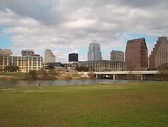 Het centrum van Austin