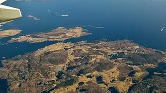 Vestre Bokn, met daarboven Austre Bokn