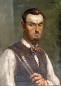 Zelfportret van Giuseppe Amisani