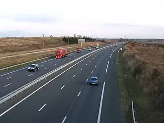 De A5 bij Fouju