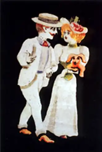 De twee personages uit de film