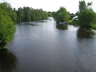 De Avijõgi vlak bij de monding