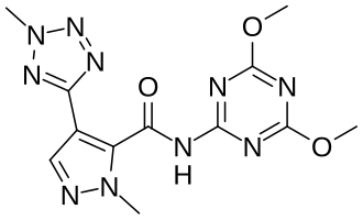 Structuurformule van azimsulfuron