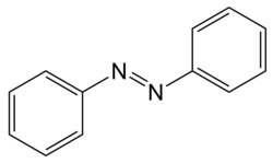 Structuurformule van (E)-azobenzeen