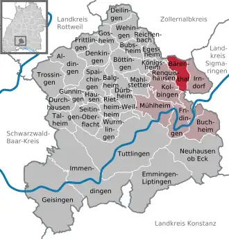 Kaart van Bärenthal