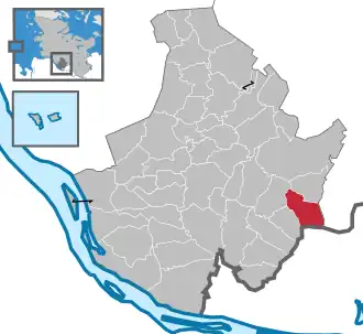 Kaart van Bönningstedt