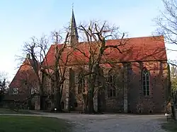 Vrouwensticht Börstel. Stichtskerk, zuidzijde