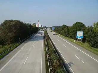 De A27 bij Bremerhaven. (2007)