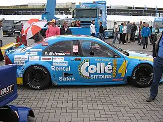 De auto van Donald Molenaar.