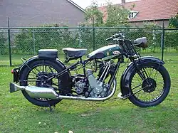 De BSA Model S 30 uit 1930 had een 492 cc sloper-motor