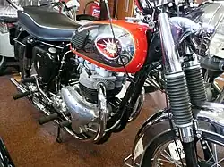 Ook de BSA A10 was van de hand van Bert Hopwood