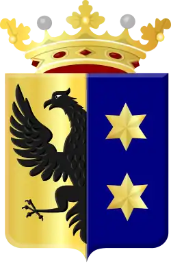 Het wapen van Baarderadeel.