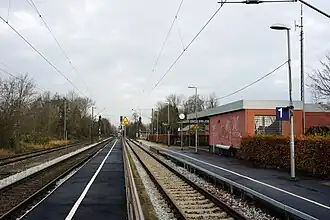 Perrons van station Berne (2014)