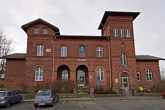 Voormalig stationsgebouw in 2014