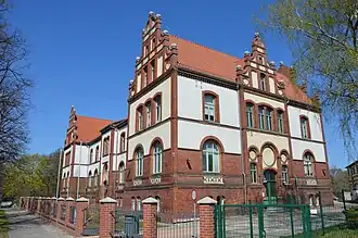 Bahnhofstraße 9, Burg, kantoor Landkreisbestuur