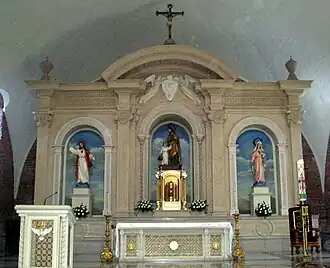 Het altaar in de kathedraal