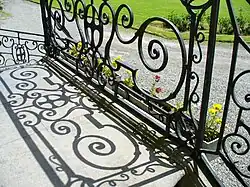 Balustrade met kruis Duitse Orde