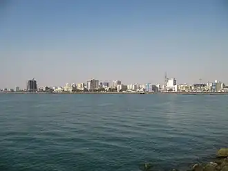 Uitzicht op Bandar Abbas