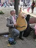 Een moderne Kobzar en Bandoeraspeler in Lviv (2006)