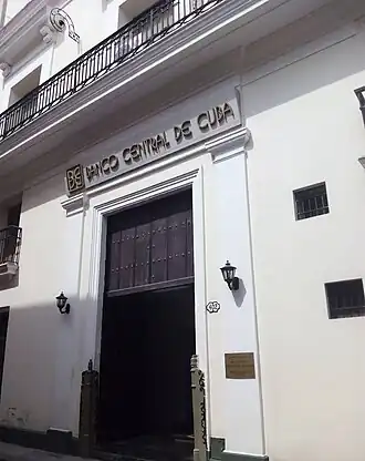 Hoofdkantoor van de bank