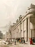 Bank of England, gevel aan de Threadneedle Street, 1818-1827