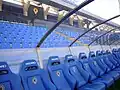 Dug-out in het Estadio José Rico Pérez (2010).