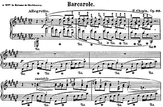 Barcarolle