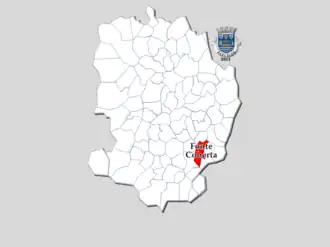 Kaart van Fonte Coberta