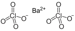 Structuurformule van bariumperchloraat