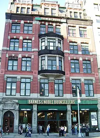 Vlaggenschipwinkel van Barnes and Noble in New York (2010)