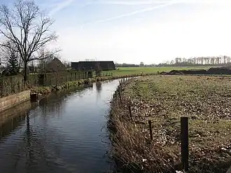De beek ten zuiden van Barneveld