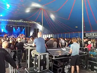 Vanderbuyst tijdens Baroeg Open Air 2011