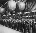 WAAF Barrage Balloon bemanning bij RAF Cardington in Bedfordshire