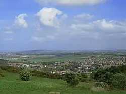 Barrhead gezien van Fereneze Hills