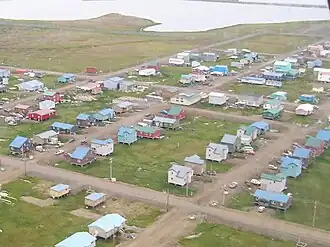 Utqiaġvik vanuit de lucht