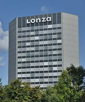 Hoofdzetel van de Lonza Group in Bazel