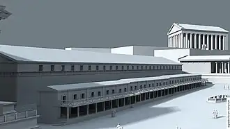 Reconstructie van de Basilica Sempronia