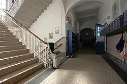 Eerste verdieping van het hoofdgebouw