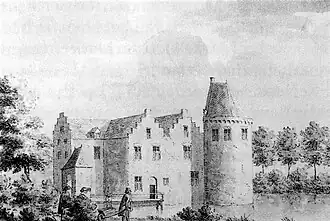 De Batau ca.1730, tekening L.P. Serurier,