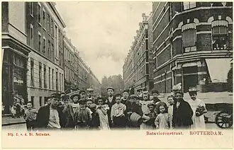 Batavierenstraat aan het begin van de 20ste eeuw